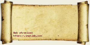 Tijana Veljić vizit kartica